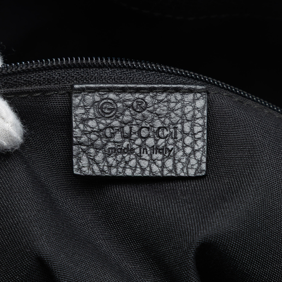 Pre-Loved Gucci Leather GG Charm Dome Satchel - Picture 5 of 7